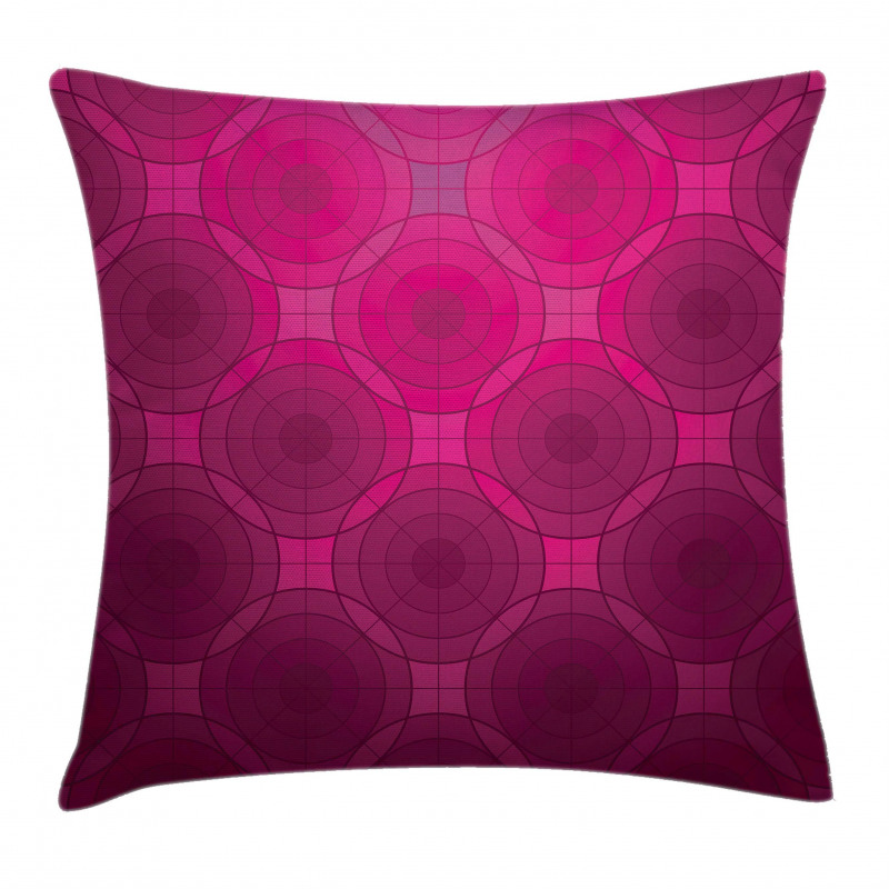 Disc Circle Shapes Pillow Cover