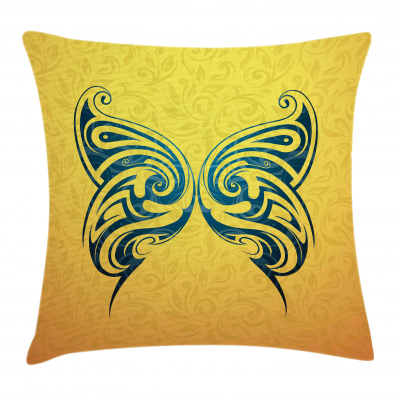 Tribe Design Butterfly Pillow Cover