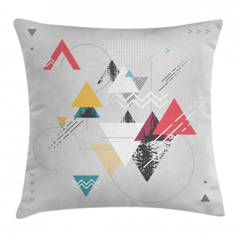 Triangle Geometric Pillow Cover