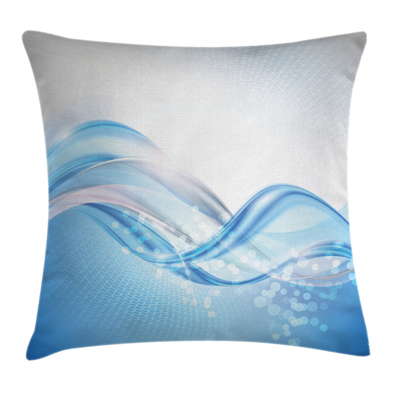 Modern Wavy Surfer Pillow Cover