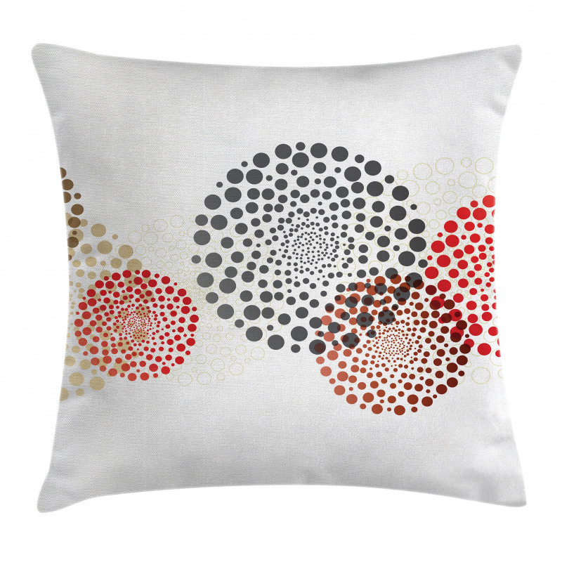 Circled Modern Dots Pillow Cover