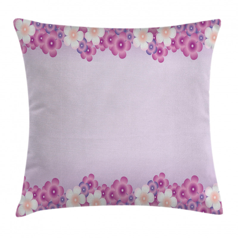 Floral Petals in Spring Pillow Cover