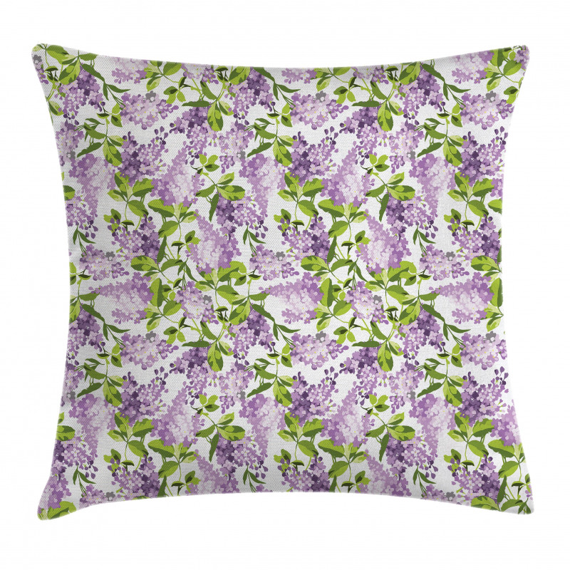Botanic Spring Plants Pillow Cover