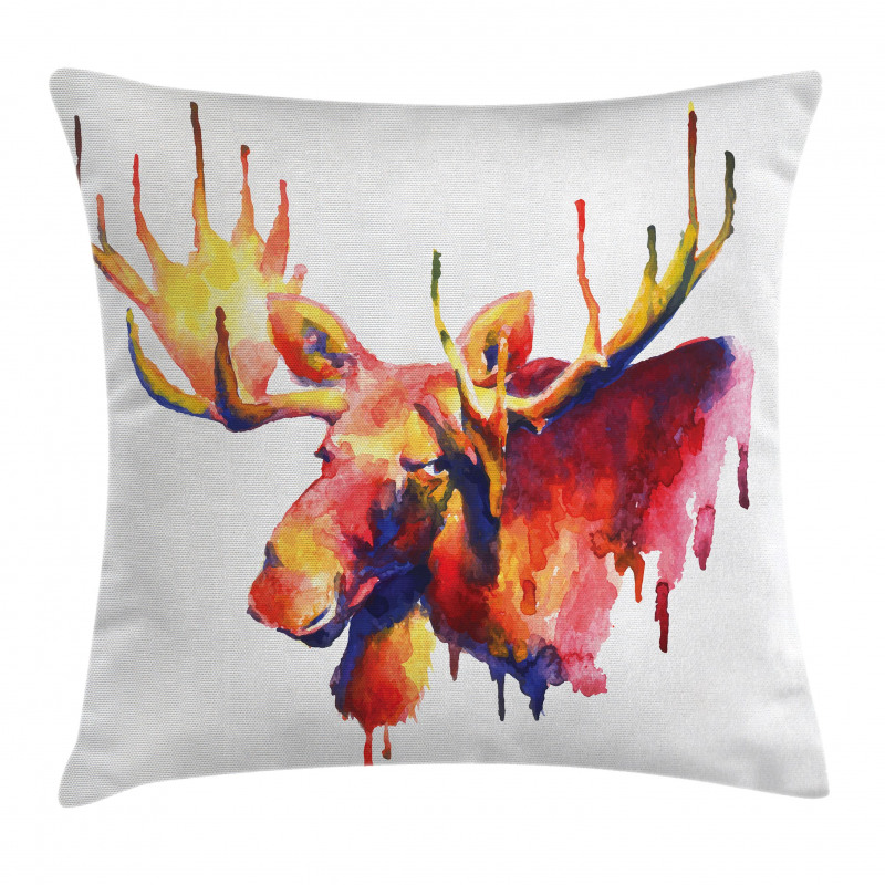 Psychedelic Watercolors Pillow Cover