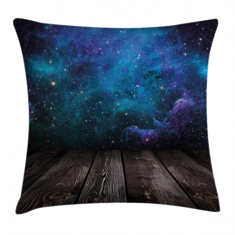 Space from Home View Pillow Cover