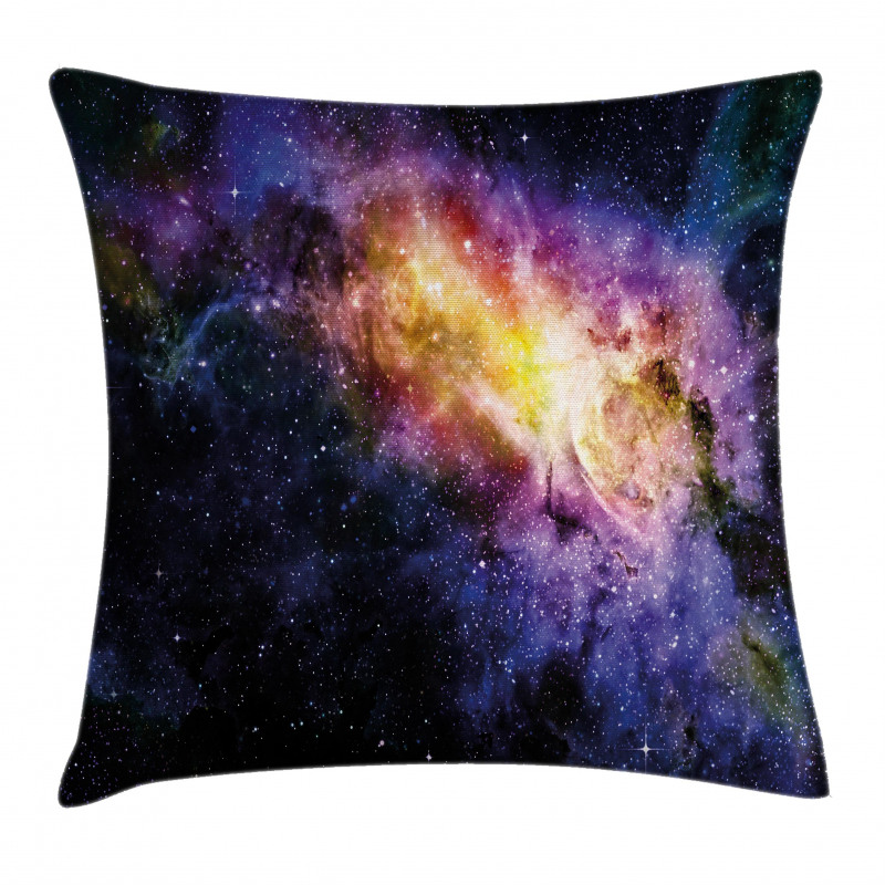Alluring Nebula Stars Pillow Cover
