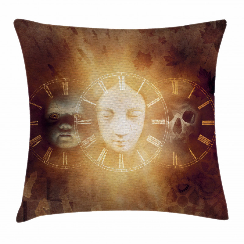 Spooky Scary Skull Baby Pillow Cover