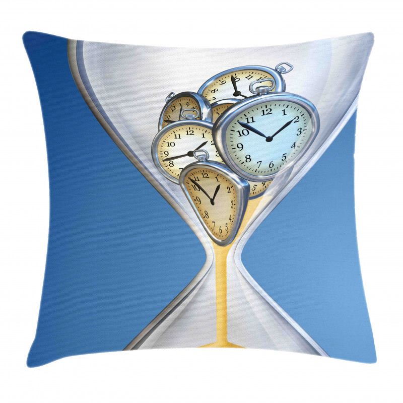 Clock Sand Pillow Cover