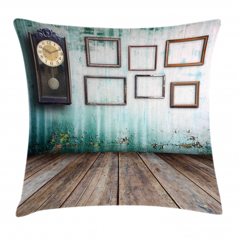 Old Room Wooden Pillow Cover