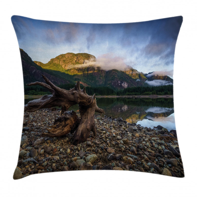 Mountain Lake Skies Pillow Cover