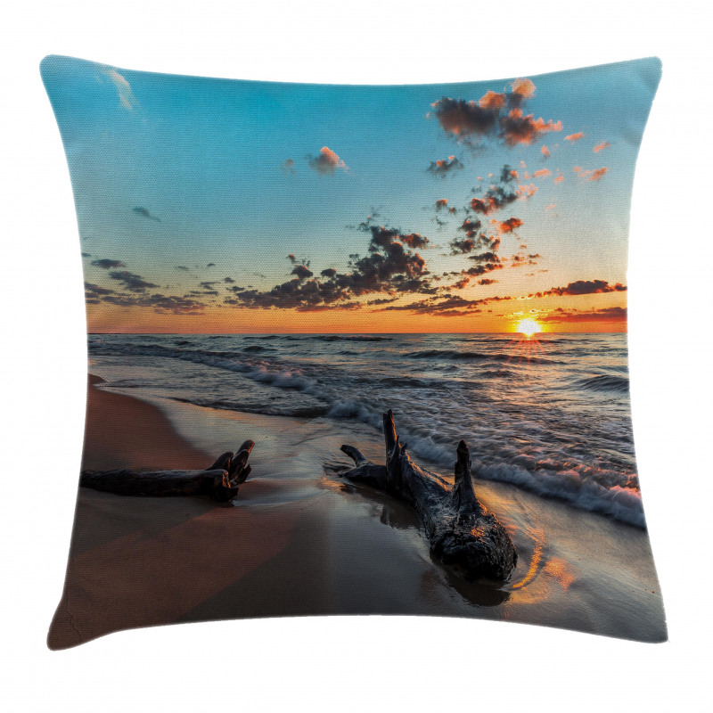 Cloudy Sky Digital View Pillow Cover