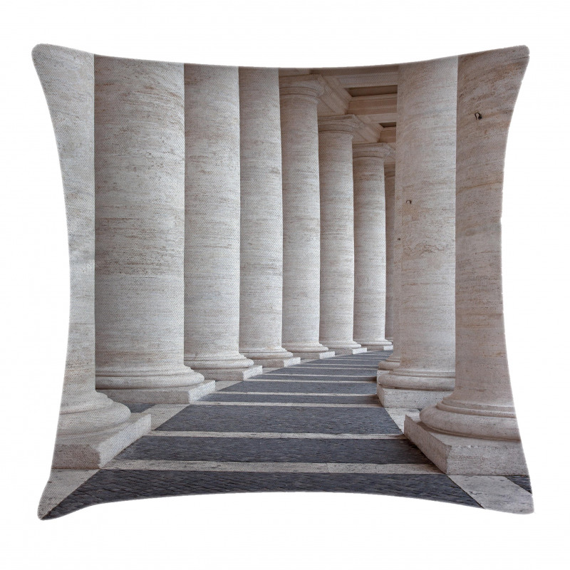 Roman Stone Columns Pillow Cover