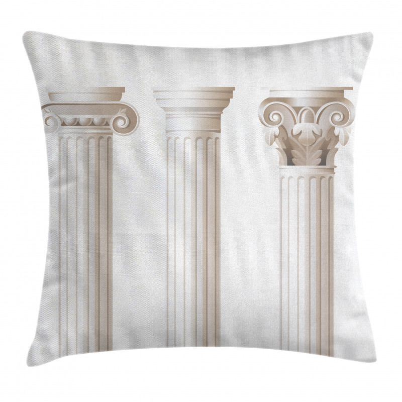 Ionic Doric and Marbles Pillow Cover