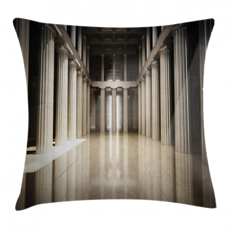 3D Model Style Column Pillow Cover