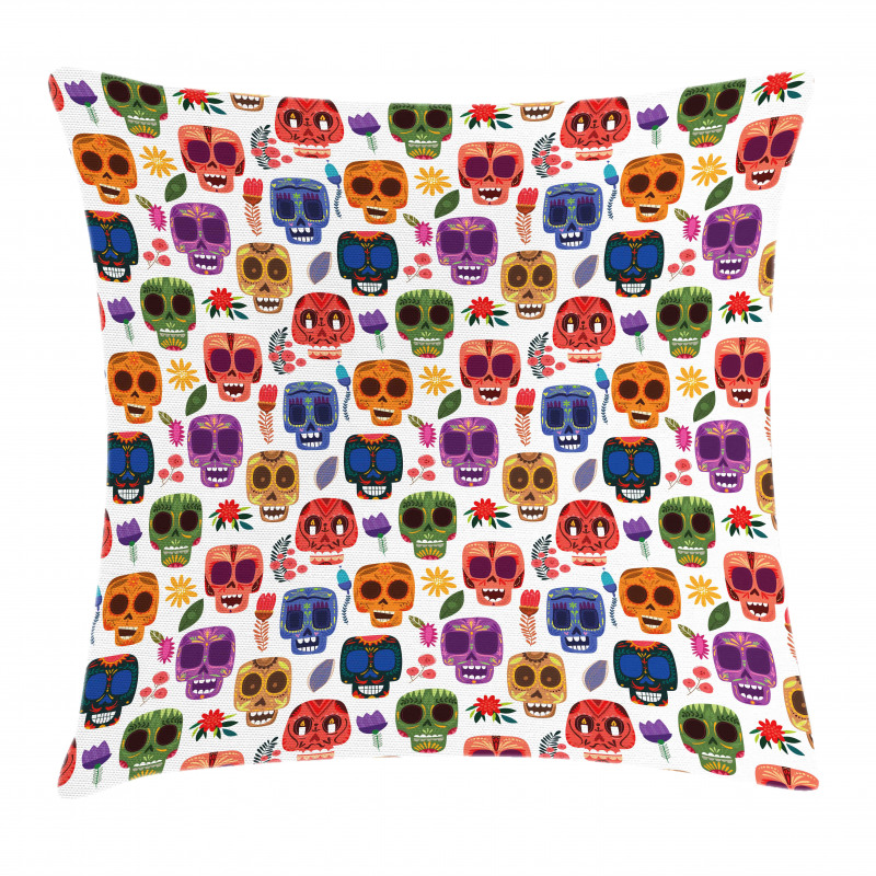 Scary Mask Pillow Cover