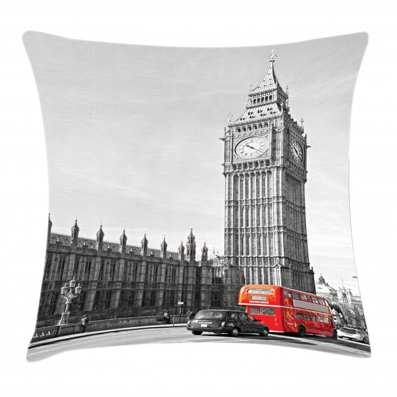 Capital of England Tourist Pillow Cover