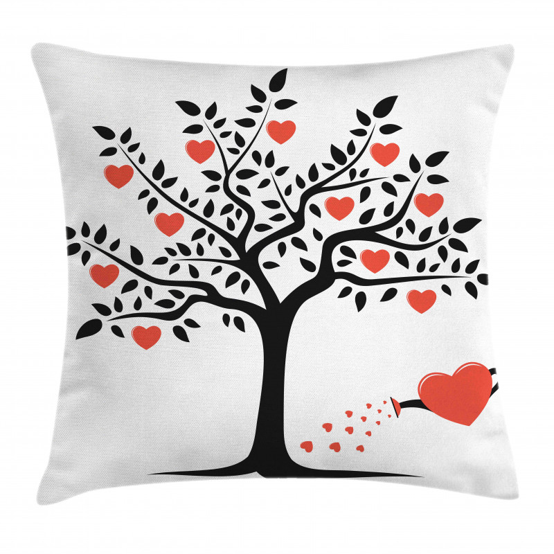 Romantic Love Tree Pillow Cover