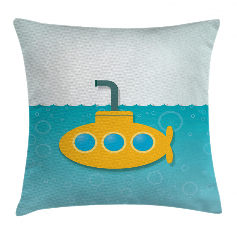 Bubbles on Sea Pillow Cover