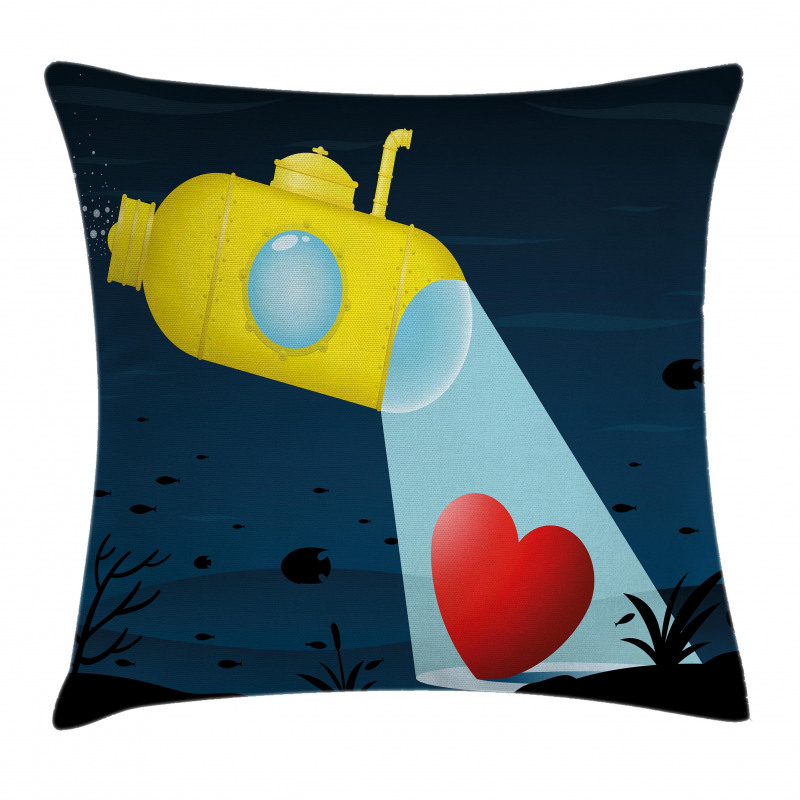 Ocean Heart Pillow Cover