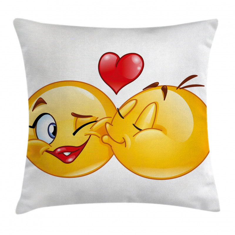 Romantic Flirty Love Mood Pillow Cover