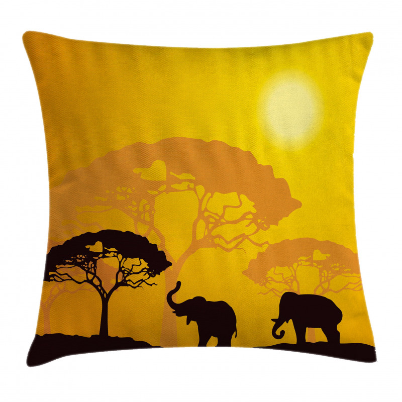 Abstract Wildlife Pillow Cover