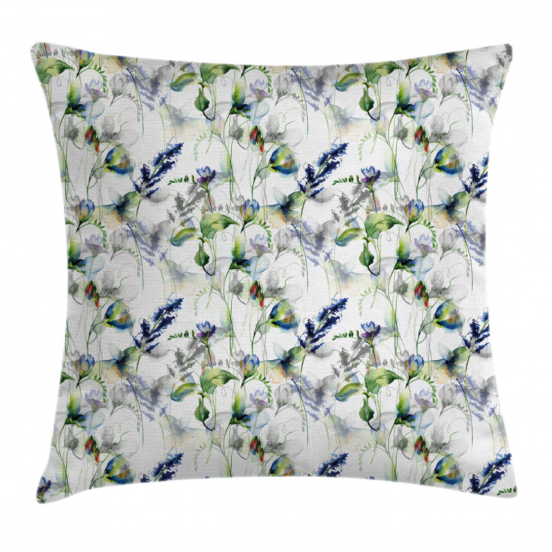 Pea Blossom Design Pillow Cover