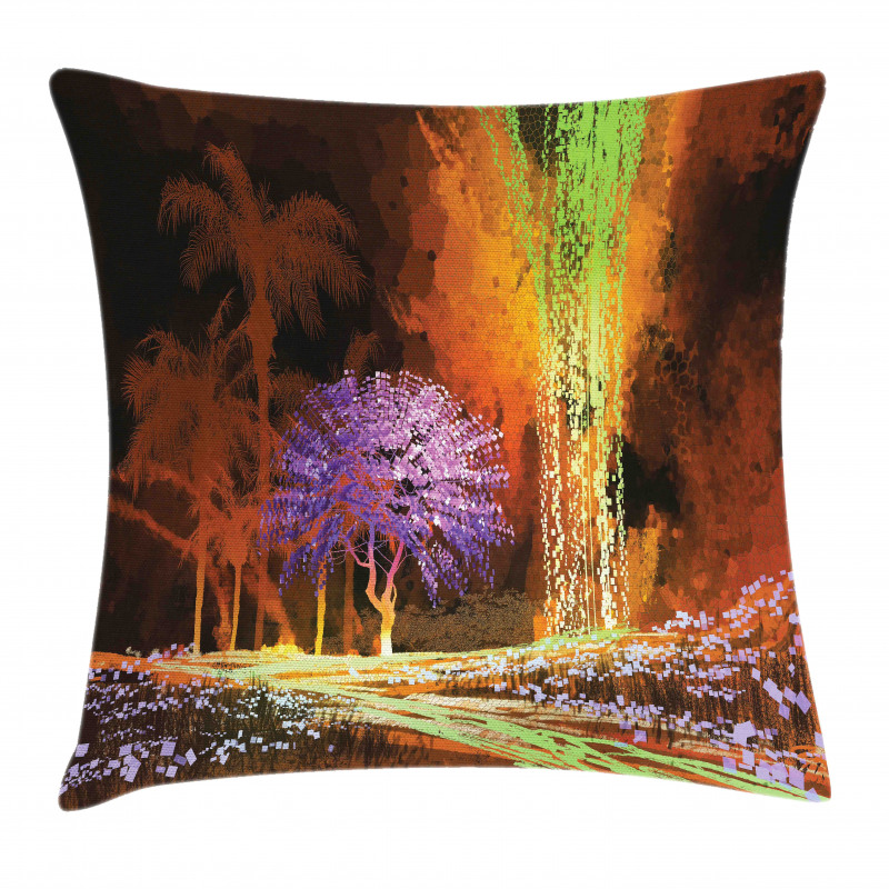 Digital Tropic Exotic Pillow Cover