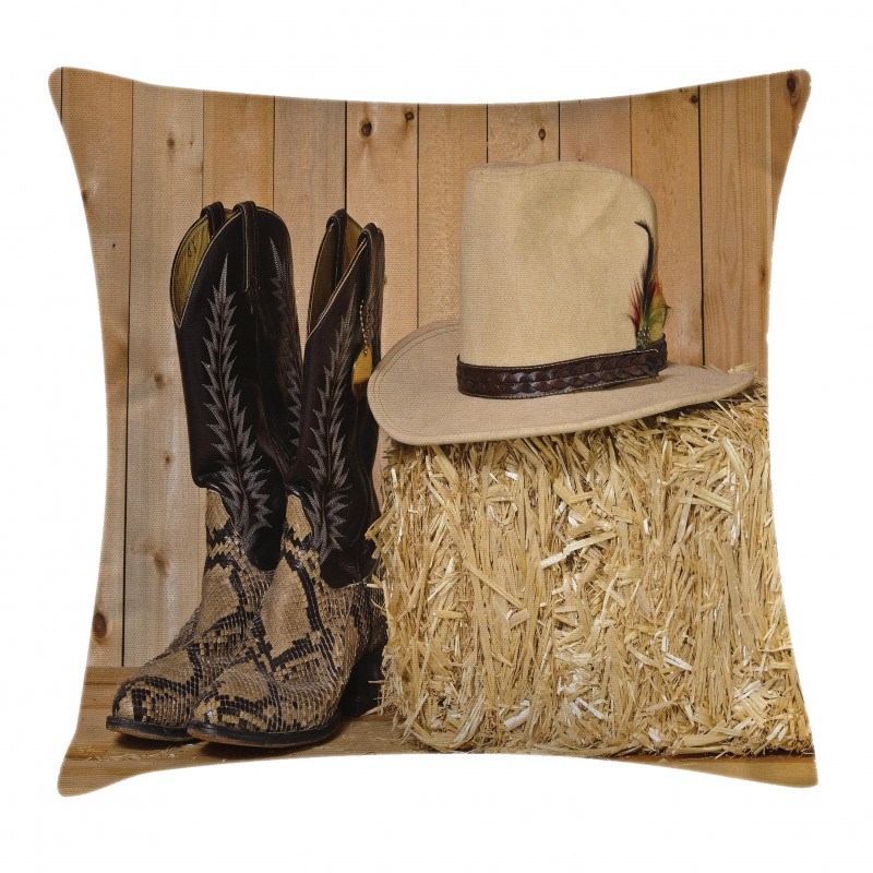 Texas Snake Cowboy Pillow Cover