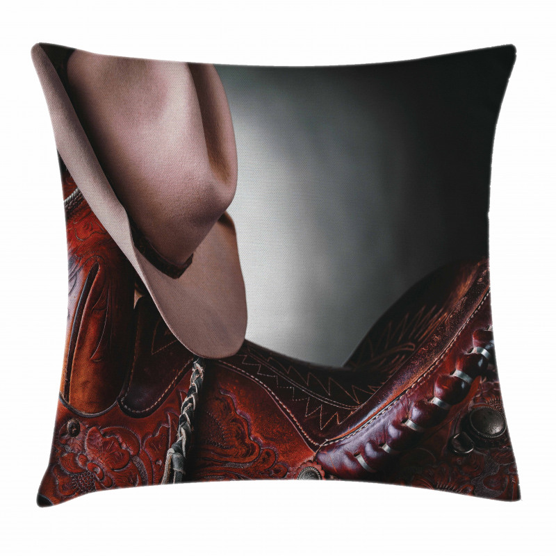 Cowboy Wild Texas Art Pillow Cover