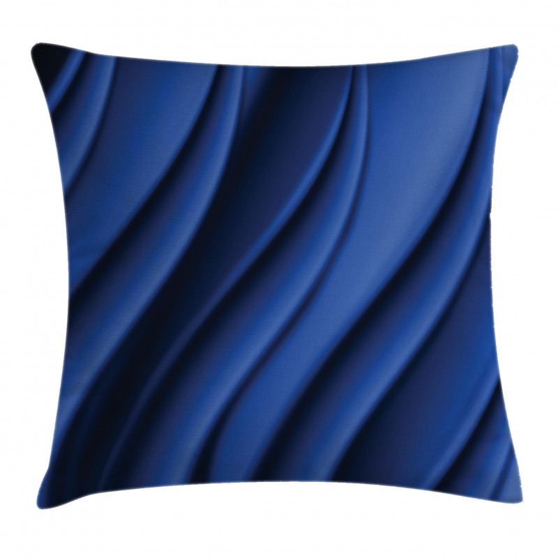 Digital Ocean Waves Pillow Cover