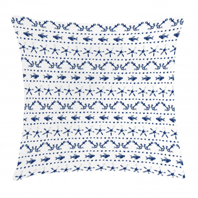 Anchor Starfish Sea Life Pillow Cover