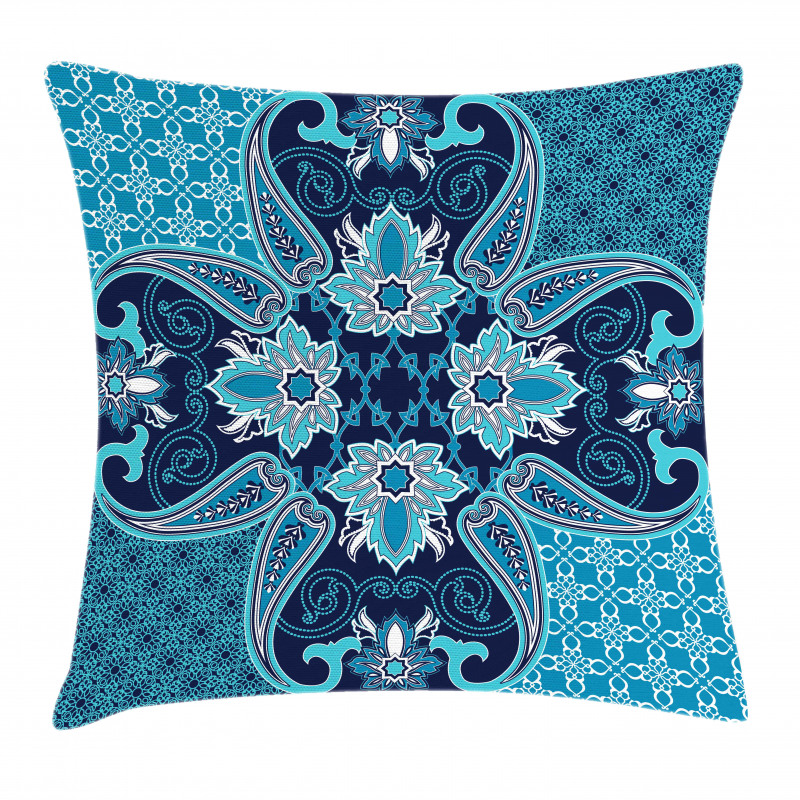 Floral Paisley Bohemic Pillow Cover