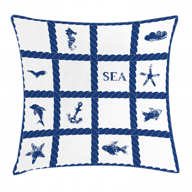 Starfish Anchor Sealife Pillow Cover