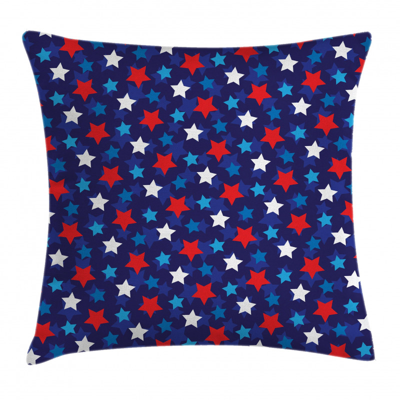 American Flag Stars Pillow Cover