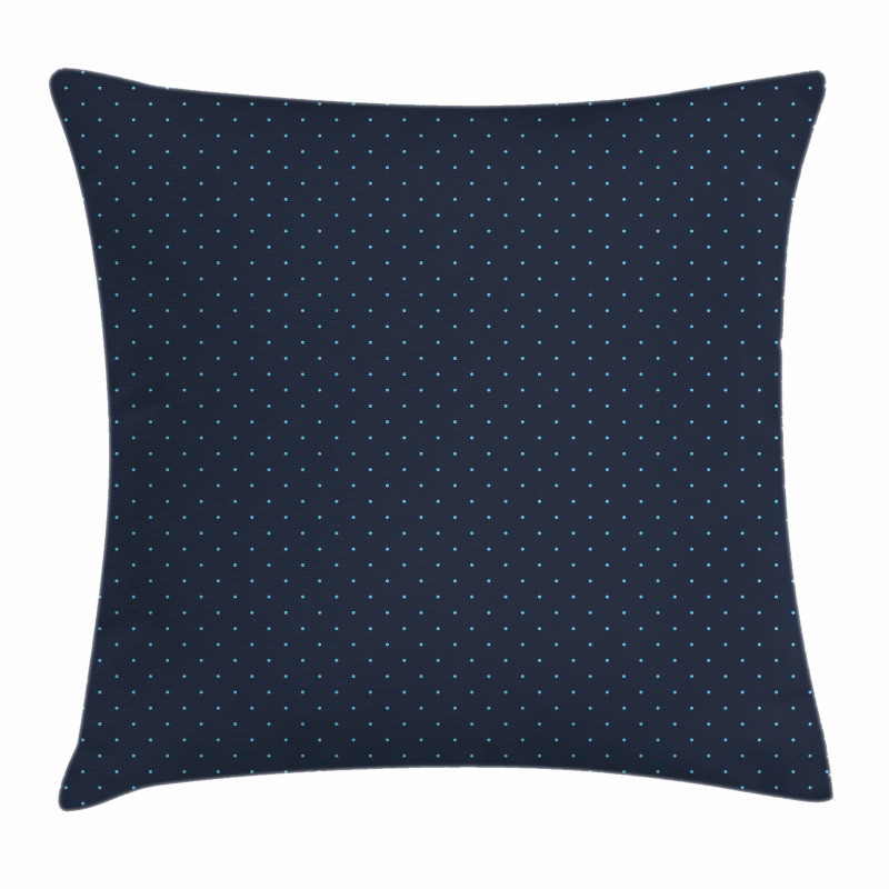 Blue Dots Retro Style Pillow Cover