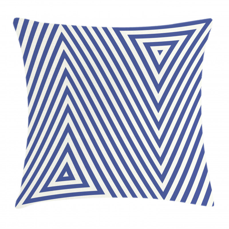 Triangle and Stripes Pillow Cover