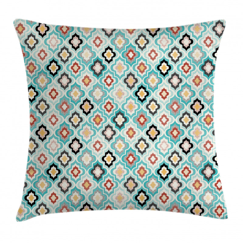 Ottoman Heraldic Style Pillow Cover