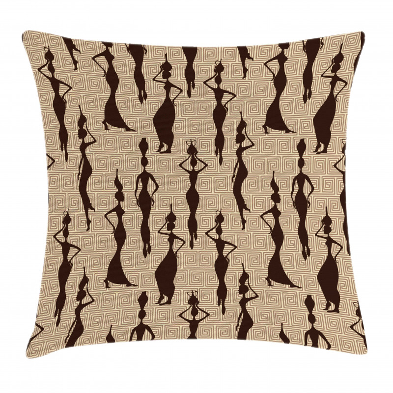 Woman Geometric Pillow Cover