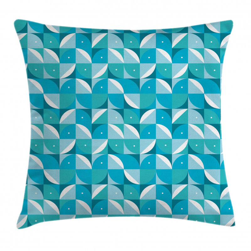Half Circles Triangle Pillow Cover