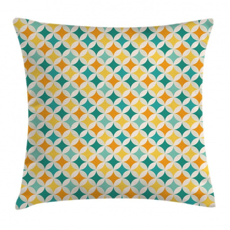 Abstract Circle Cube Pillow Cover