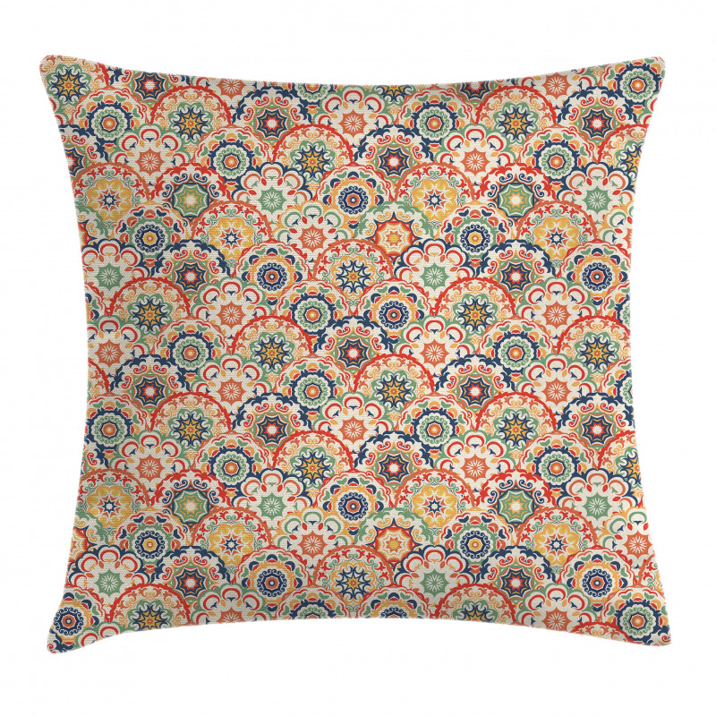Floral Old Display Pillow Cover