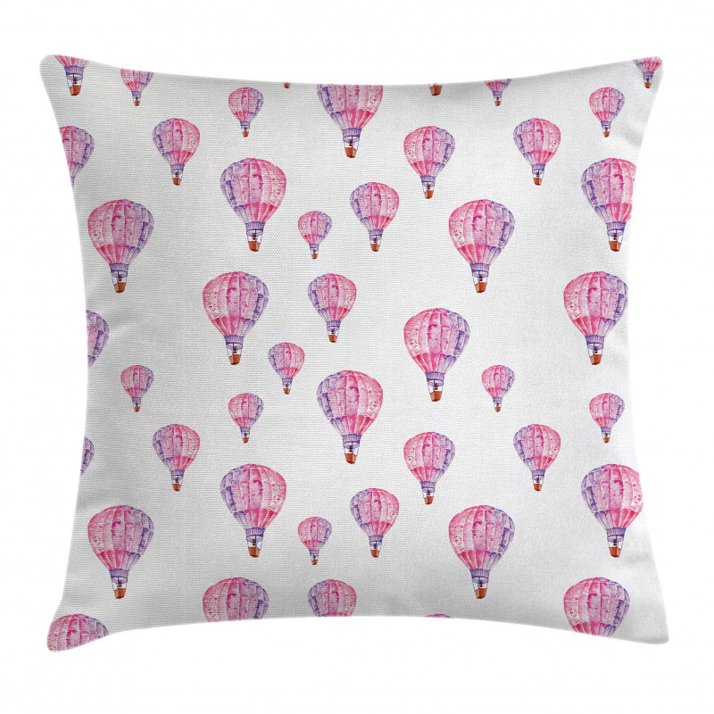 Vintage Air Balloons Pillow Cover