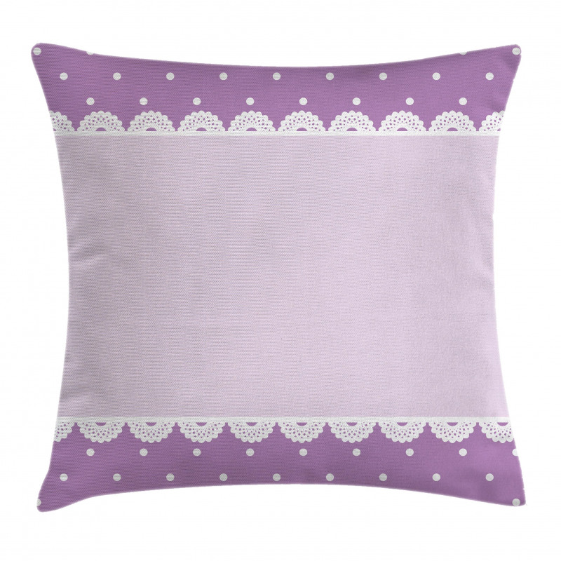 Old Lace Patterns Polka Pillow Cover