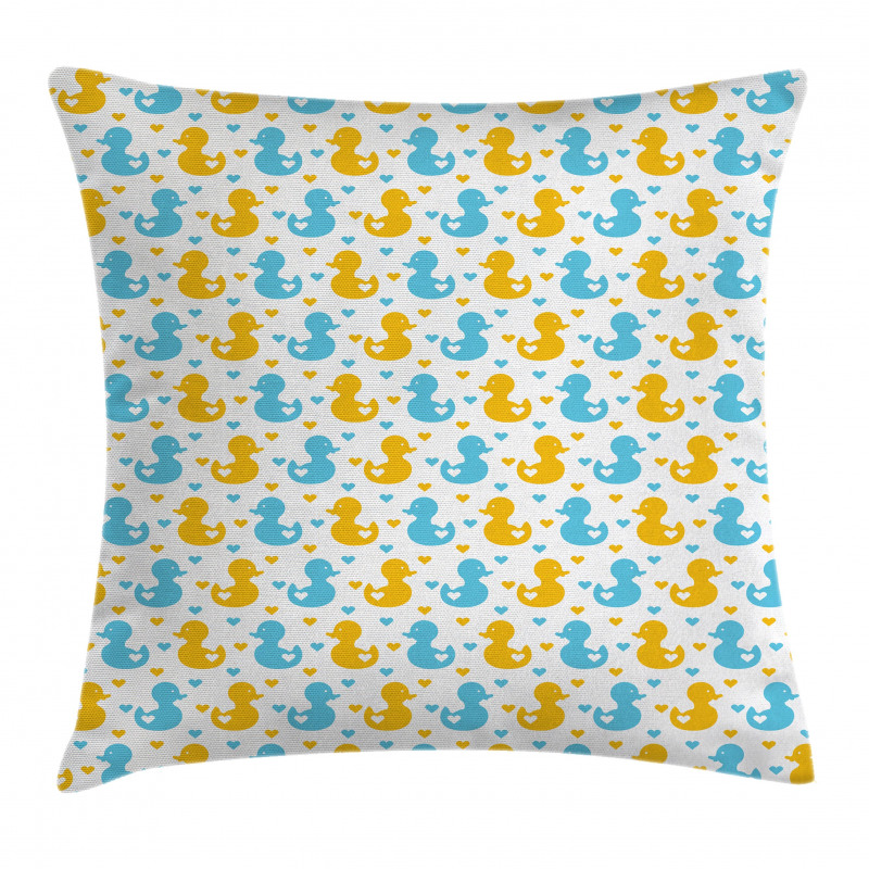 Hearts Baby Print Pillow Cover