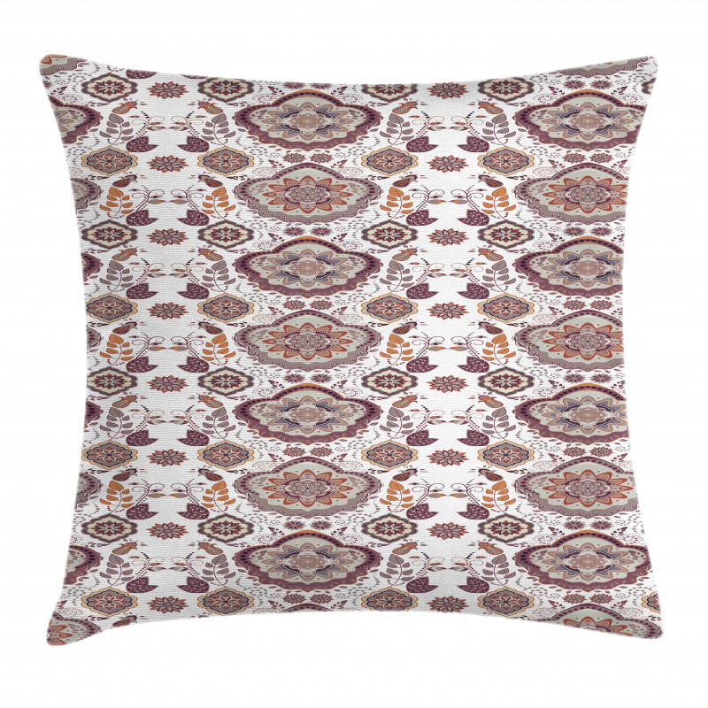 Floral Hippie Design Pillow Cover