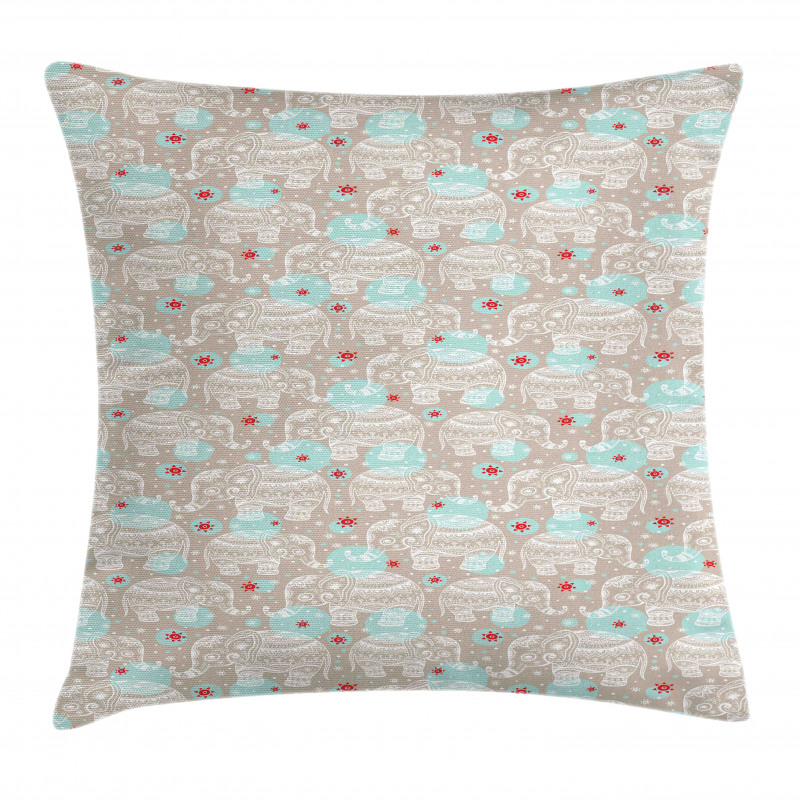 Boho Mandala Pattern Pillow Cover