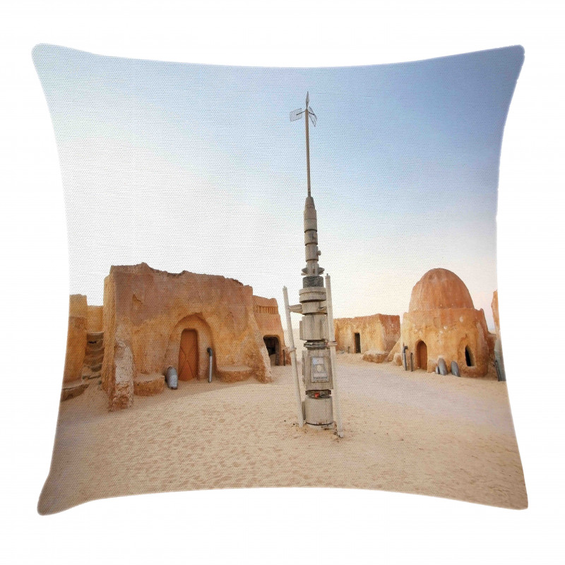 Planet Town Wars Image Pillow Cover