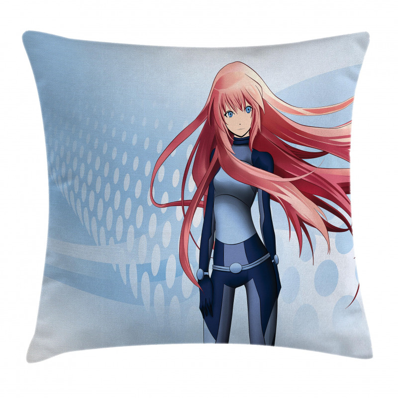 Digital Futuristic Style Pillow Cover