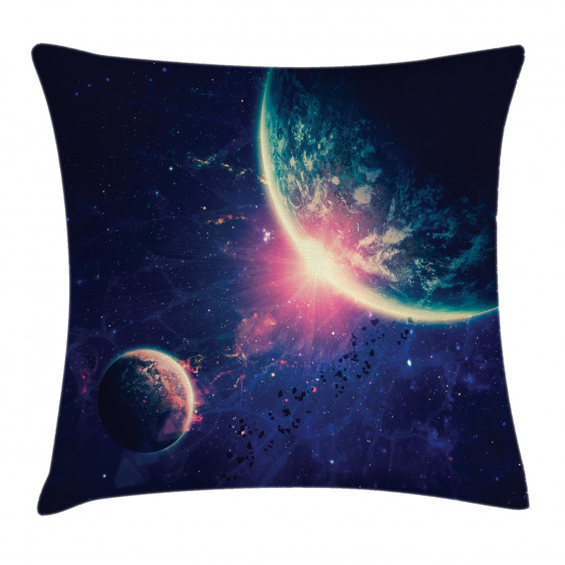 Outer Space Mars Planets Pillow Cover