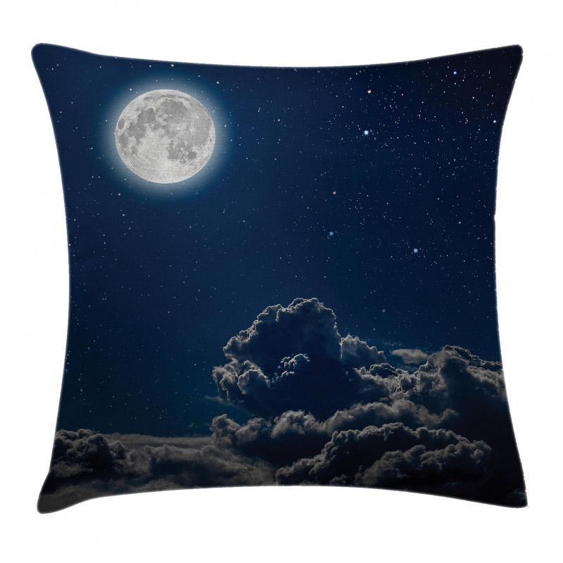 Moon and Stars Pillow Cover